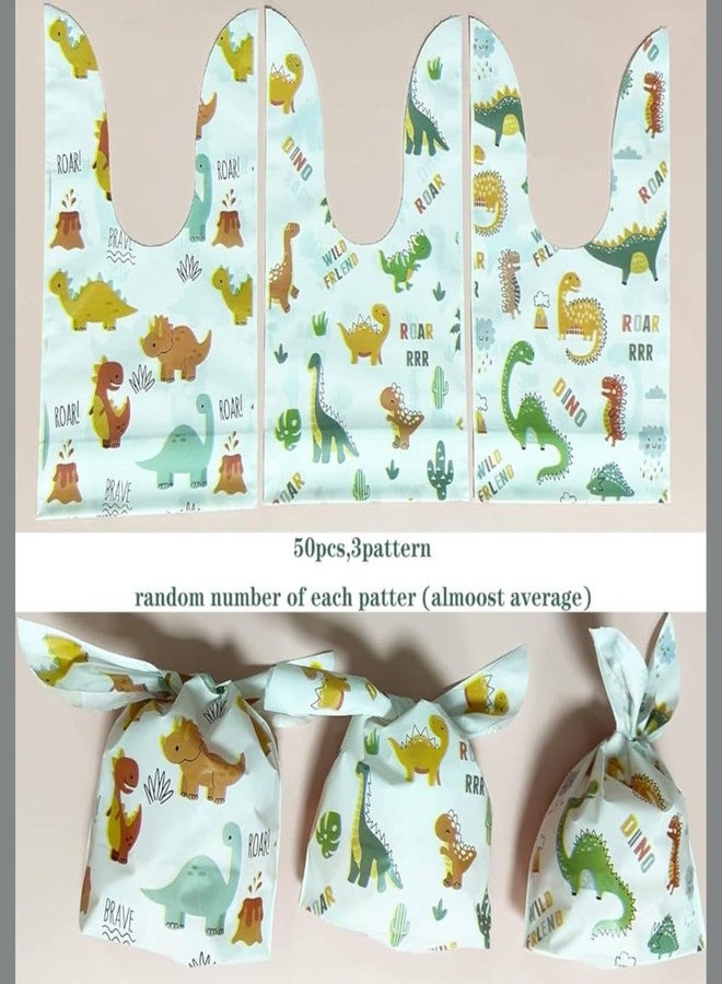 VRB Dec أكياس هدايا VRB Dec 50 قطعة - أكياس بوتلي، أكياس هدايا لأعياد ميلاد الأطفال - أكياس تغليف الهدايا - أكياس هدايا لتوزيع الهدايا - أكياس هدايا - أكياس هدايا لتوزيع الهدايا - أكياس هدايا لتوزيع الهدايا (50 قطعة بوتلي بتصميم ديناصورات متنوعة) - Image 4